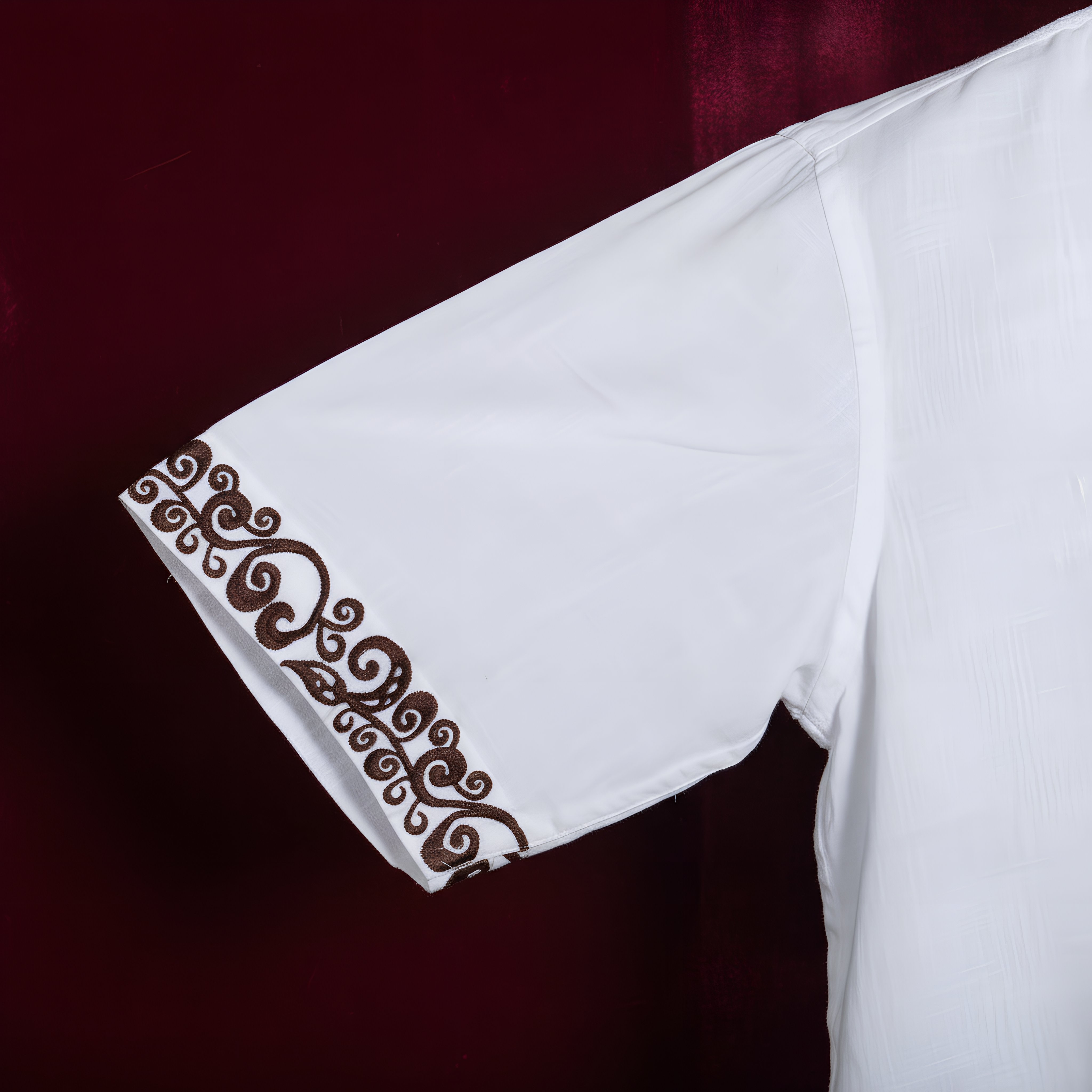 Twin Weave Loose Fit Half Sleeves Shirt