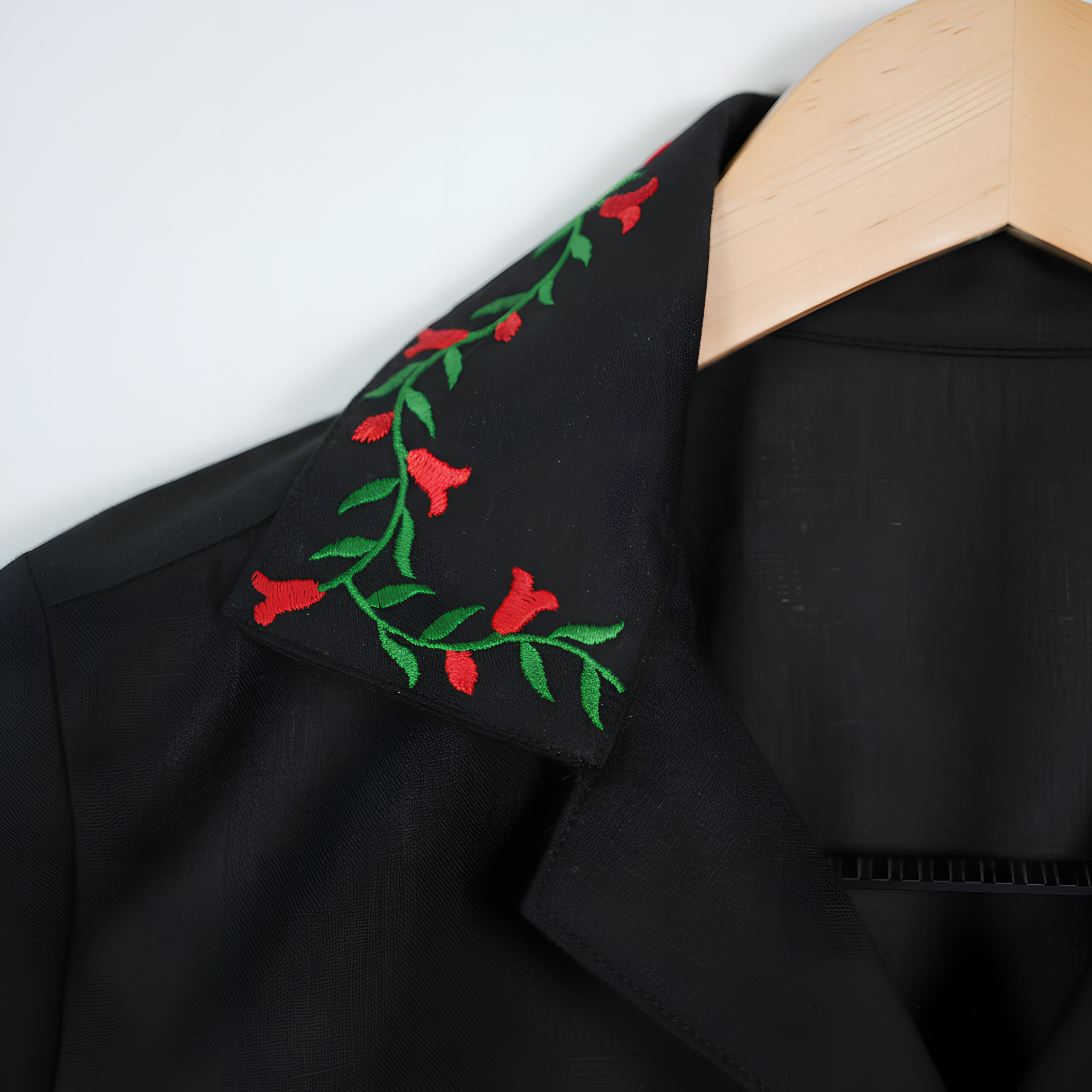 Black Rose Loose Fit Half Sleeve Shirt